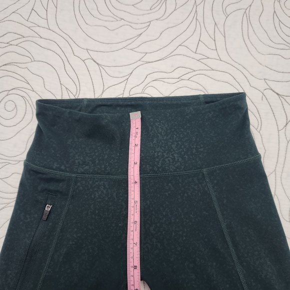 [XS] Deep Green w/ Black Meshed Cut Out Nanette Lepore Leggings - Picture 13 of 14